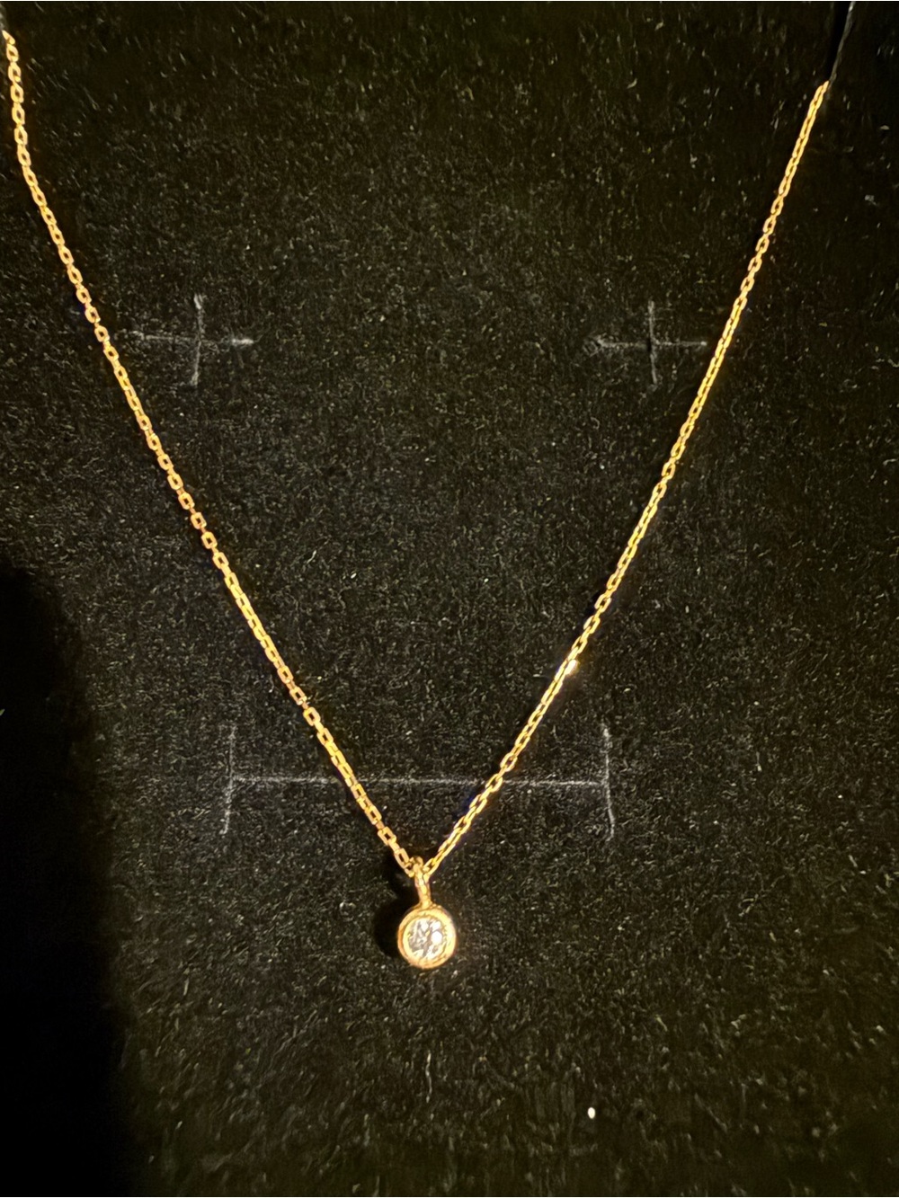 Gelin 14k diamond pendant necklace